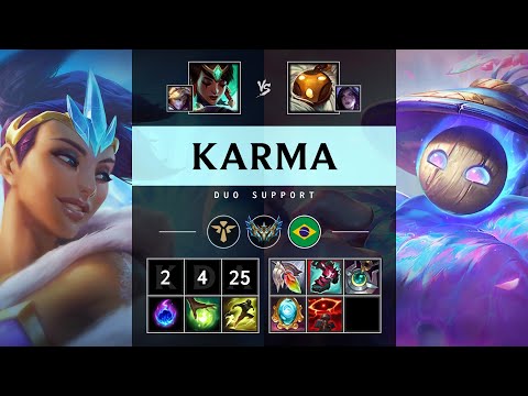Karma Support vs Bard - BR Challenger Patch 25.14