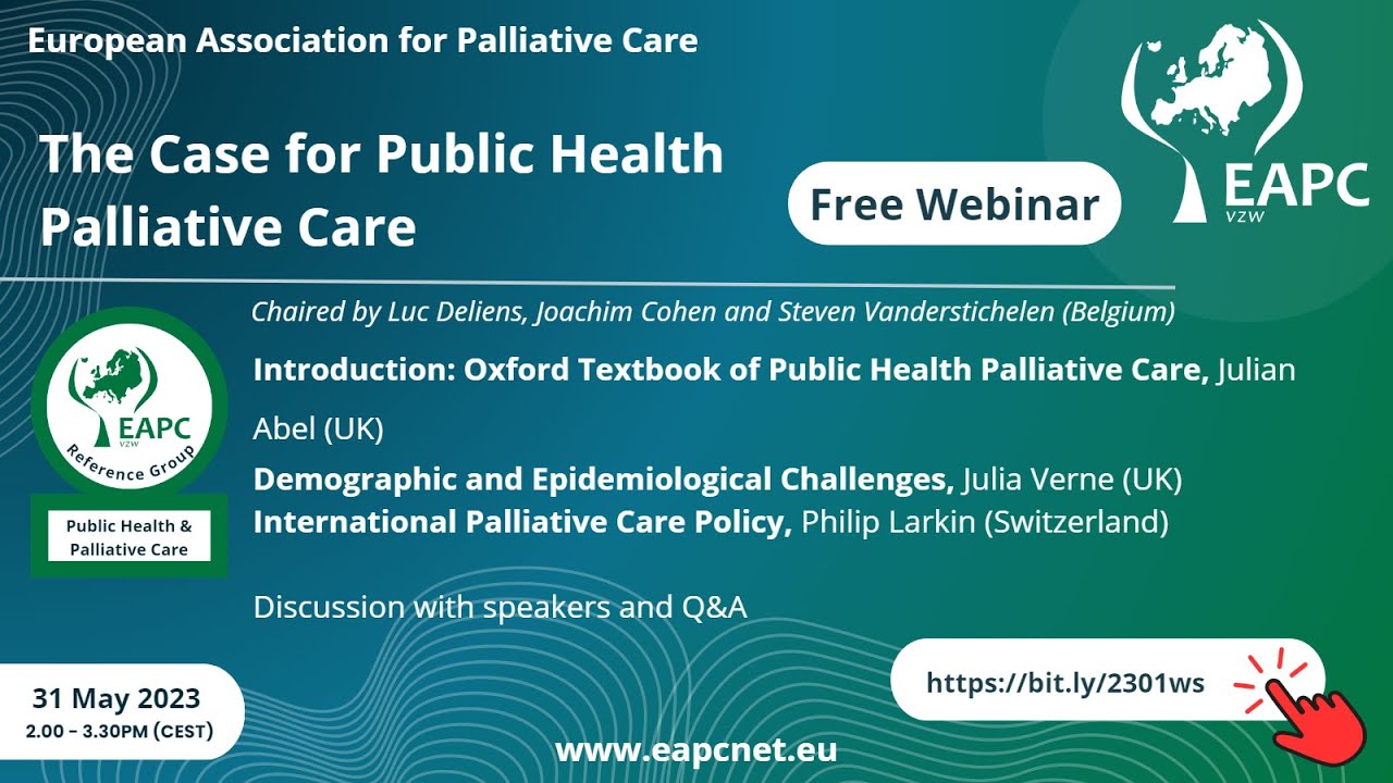 EAPC webinar: The Case for Public Health Palliative Care