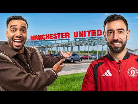 Bruno Fernandes INVITES Niko Omilana To Man Utd Training | SCENES