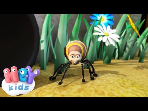 Eine Kleine Spinne - Kinderlieder TV.de - Itsy Bitsy Spider in German