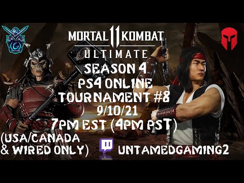 MK11 Ultimate Season 4 PS4 Online Tournament #8 9/10/21