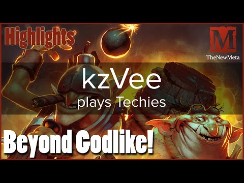 kzVee plays Techies (Rank 1 Techies)