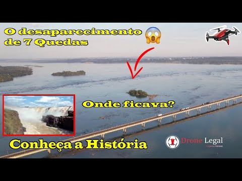 História das 7 Quedas e o 1° voo DJI Air 2S / The disappearance of the 7 Falls #Drone Legal ep.66