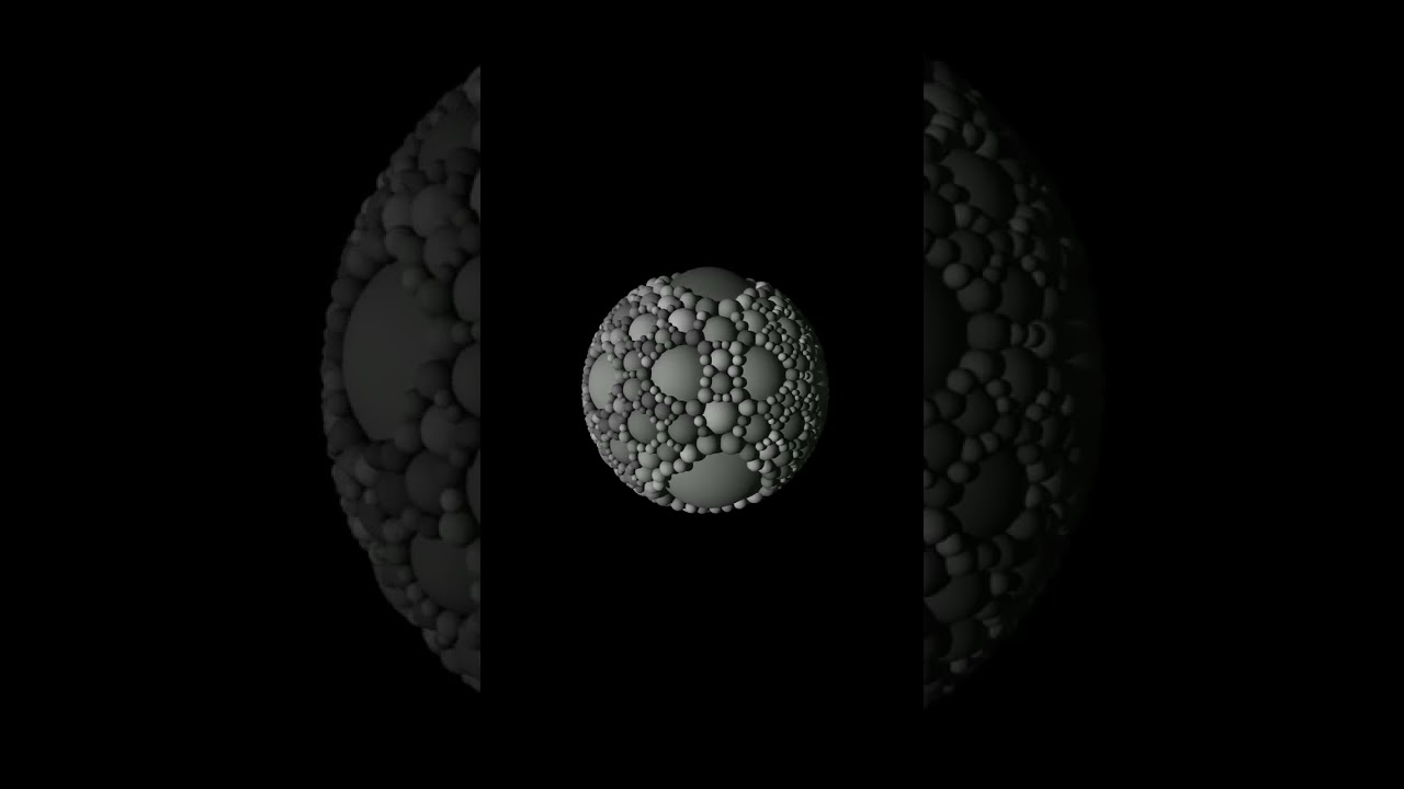 Sphere Fractal - Algorithmic Art (3D Rendering)