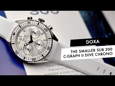 REVIEW: The More Compact Doxa SUB 200 C Graph II Diving Chronograph