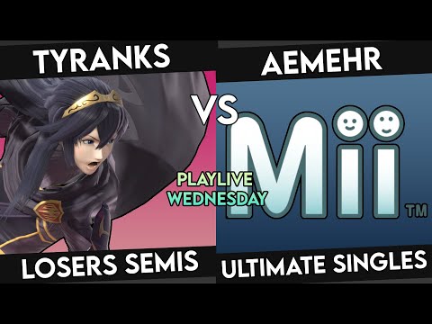 BNB Playlive Wednesday 2 - Tyranks (Lucina) VS Aehmer (Mii's) Losers Semis