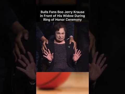 Bulls Fans Boo During Jerry Krause Ring of Honor Ceremony…in Front of His Widow