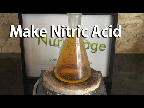 Make Nitric Acid from Sodium Bisulfate and Sodium Nitrate