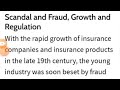 | Scandal and Fraud Growth and Regulation|