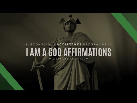 I Am A God Affirmations - Higher Self Affirmations - Godlike Empowerment - Hemisync Binaural Beats