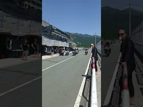 Grobnik Ducati 996 rientro pitline con Axel47Bassani Canevon Cup 04 06 2022