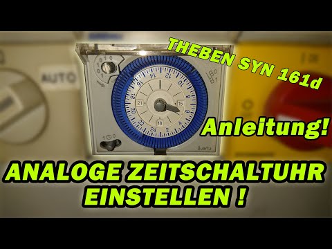 ANALOGE ZEITSCHALTUHR BEDIENUNGSANLEITUNG | EINSTELLEN | THEBEN SYN 161D | So funktionierts´´s
