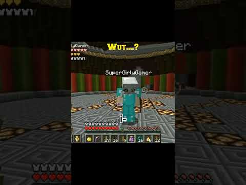 I think she used her lucky potion #shorts #minecraft  #popularmmos