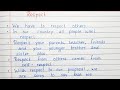 Write 10 Lines On Respect Short Essay English