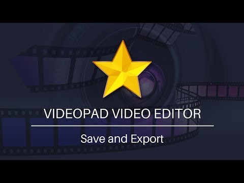 How to Save and Export Video | VideoPad Video Editing Tutorial