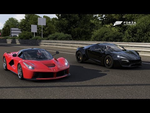 Thumbnail for Forza 6 Drag race: Ferrari LaFerrari vs Lykan Hypersport by W Motors