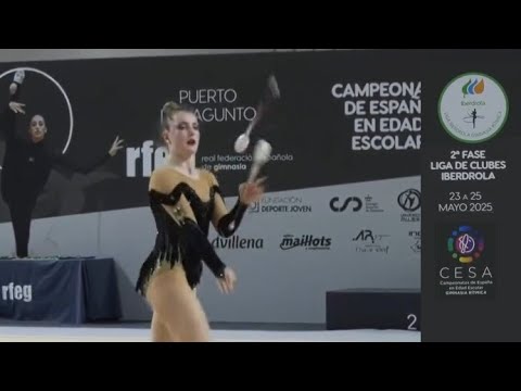 Margarita KOLOSOV GER Clubs (27.500) 2025 2a Fase Liga de Clubes Iberdrola 23 A 25 Mayo