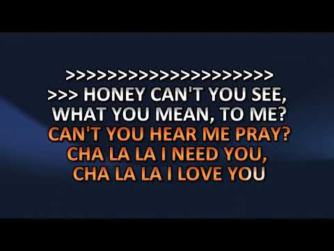 KB060   THE SHUFFLES   CHA LA LA I LOVE YOU, KARAOKE