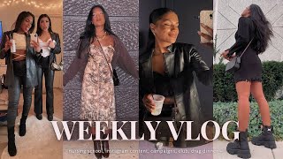 WEEKLY VLOG ♡ (NIGHT OUT IN THE CITY, DRAG DINNER, NAIL SALON, IG PICS, CAMPAIGNS, SCHOOL STRESS +)