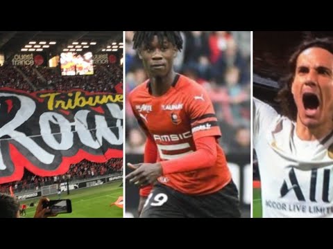 Rennes 2-1 PSG: Camavinga impressionne, cavani niang del castillo buteurs, tifos