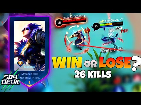 My 600 Matches on Natalia [ WIN or LOSE ] MLBB