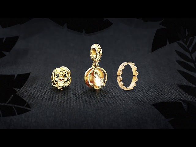 Vídeo relacionado con Disney The Lion King Simba - Pendientes esmaltados de plata de ley, Plata de ley