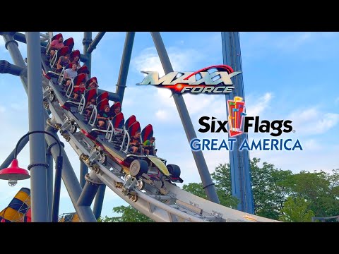 On-ride point of view of Maxx Force