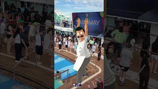 Bob from Bob’s Burgers Crashes Our Sail Away Party! 😂🚢#BobsBurgers   #SailAwayParty #FunnyCruise