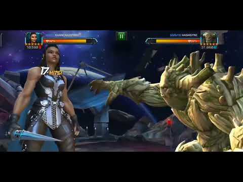 Valkyrie Vs King Groot in Battlegrounds •• MCOC Marvel Contest of Champions
