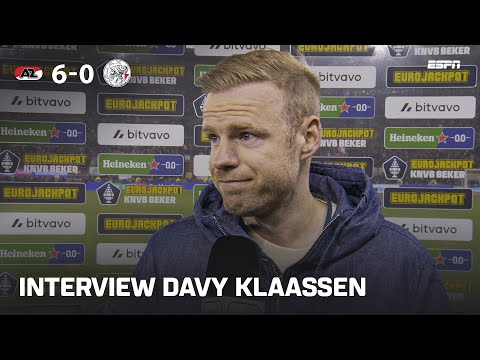 Davy KLAASSEN na OORWASSING: "We zijn gewoon OVERKLAST door AZ vandaag" | Interview