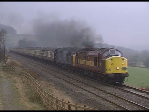 37712+37798 Holme Chapel 1Z27 0712 Gloucester - Leeds 14 December 2002