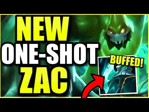 THEY BUFFED FULL AP ZAC.... AND NOW HE DESTROYS ANY CHAMP WITH ONE COMBO?! - League of Legends