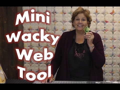 How to Use the Mini Wacky Web Quilting Tool! Video