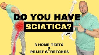 How to Test and Diagnose Sciatica plus 3 home stretches for quick relief | Dr. Matthew Posa