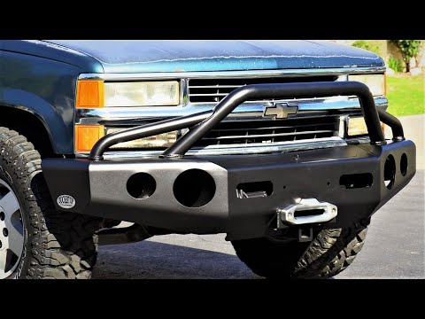 Buckstop Baja Front Bumper Install for Chevy Tahoe and Truck