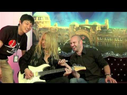 Rob Marcello and Kazuma performing "Naughty Naughty" at the Music Fair Frankfurt 2012 for WEtunes