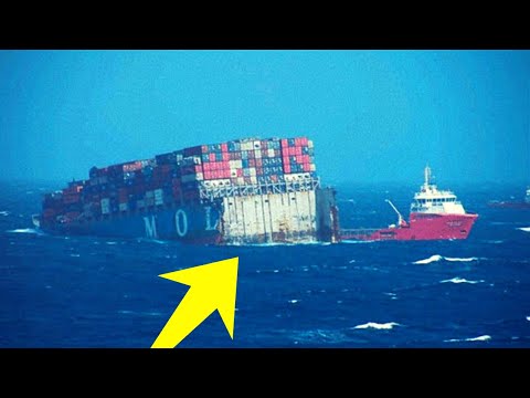 Container Ship Snapped In Half - Big Ships Crashing Compilation 2020