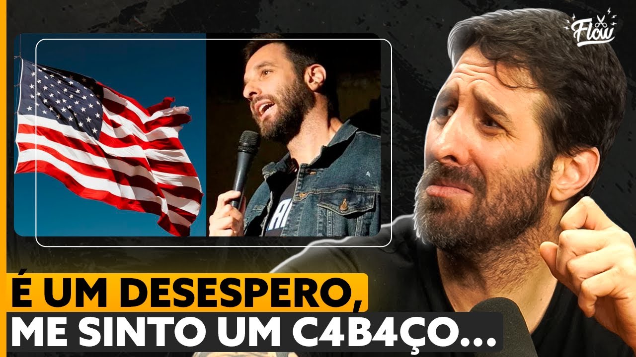 Rafinha Bastos é SINCERO sobre fazer COMÉDIA nos Estados Unidos