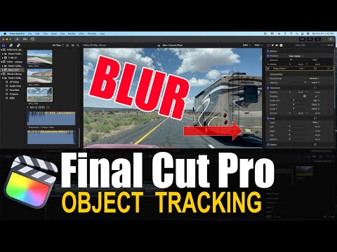 How To Blur A License Plate in Apple FCP Tutorial | OBJECT TRACKING
