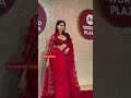 Nora S Sexy Walk In Red Saree At Jio World Plaza Launch Event Celebrity Norafatehi Nora Subs
