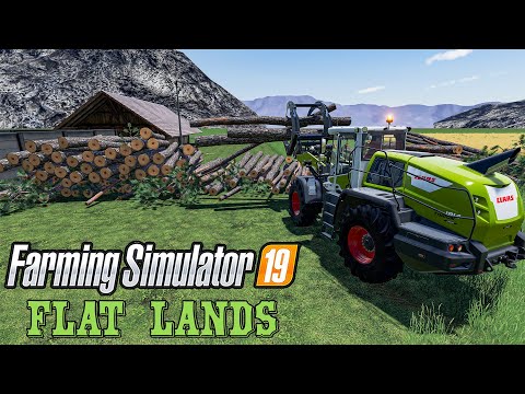 Cutting Down The Fully Grown Flat Lands Forest  - Farming Simulator 19 Timelapse