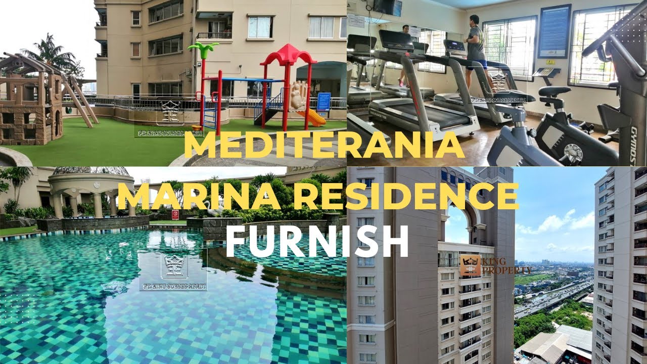 Dijual Apartemen Mediterania Marina Ancol 2Br 54M2 Bonus Furnished Lengkap, Harga Miring Jarang Ada