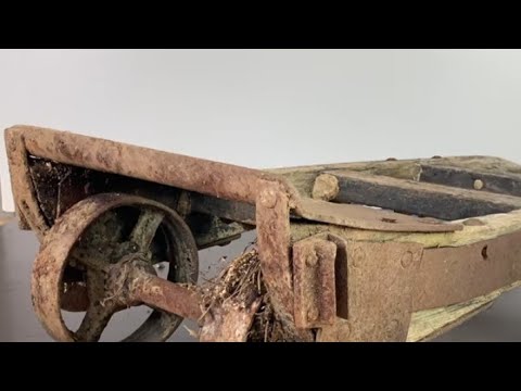 Restoring an antique Hand truck #restoration