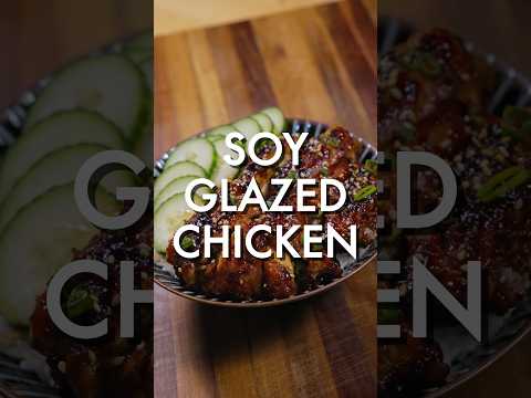 Soy glazed chicken: tender, savory, and perfectly caramelized!