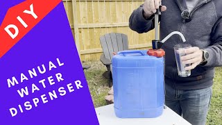 DIY Manual Water Pump