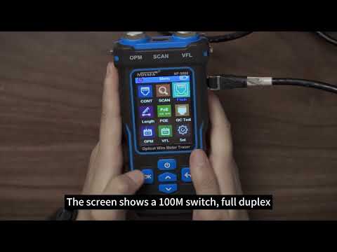 NOYAFA NF-8508 Cable Tester: Test Cable Length, Test Crystal Head Crimp, Port Flash, and Trace Cable