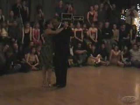  Carlos Copello  and  Luna Palacios  are  dancing  to  the  tango  "  Poema  "