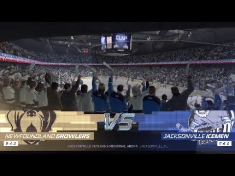 ECHL Newfoundland Growlers vs Jacksonville Icemen playoff G4 F4