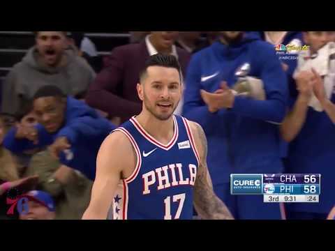 JJ Redick | Highlights vs Hornets (3.19.18)