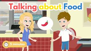 5-Minute English Conversation Practice: Talking About Food (Making Restaurant Plans)